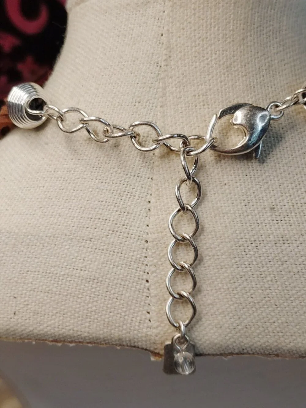 RLM Soho Leather Necklace – Silver Paddle Pendant